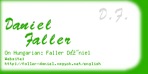 daniel faller business card